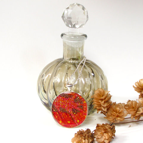 Xylem - silver plated pendant and necklace