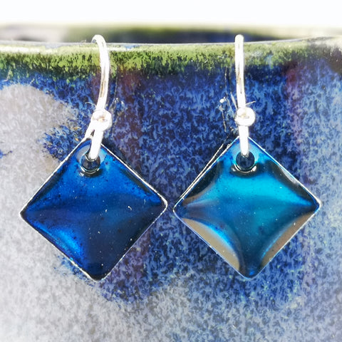 Glacier - inky drop earrings