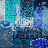 Blue 1 - Mixed Media Collage paper pack - great for craft projects