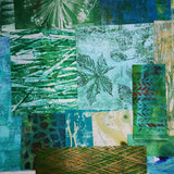 Green - Mixed Media Collage paper pack - great for craft projects