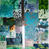 Green 1 - Mixed Media Collage paper pack - great for craft projects