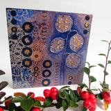 Honesty - Mixed Media Collage Art Work on Wood Canvas