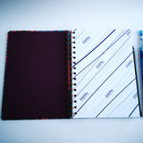 Original Monoprint Bound All Media A5 Notebook – 160gsm Seawhite Paper (50 Pages / 100 Sides) - Data