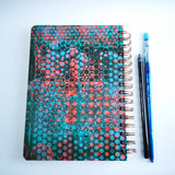 Original Monoprint Bound All Media A5 Notebook – 160gsm Seawhite Paper (50 Pages / 100 Sides) - Data