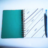 Original Monoprint Bound All Media A5 Notebook – 160gsm Seawhite Paper (50 Pages / 100 Sides) - Interference