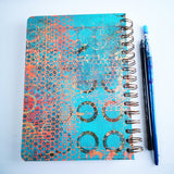 Original Monoprint Bound All Media A5 Notebook – 160gsm Seawhite Paper (50 Pages / 100 Sides) - Interference