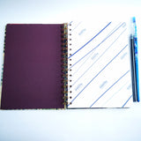 Original Monoprint Bound All Media A5 Notebook – 160gsm Seawhite Paper (50 Pages / 100 Sides) - Tramlines
