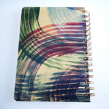 Original Monoprint Bound All Media A5 Notebook – 160gsm Seawhite Paper (50 Pages / 100 Sides) - Tramlines