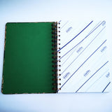 Original Monoprint Bound All Media A5 Notebook – 88gsm Seawhite Kraft Paper (50 Pages / 100 Sides) - Ferns