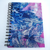 Original Monoprint Bound All Media A5 Notebook – 88gsm Seawhite Kraft Paper (50 Pages / 100 Sides) - Mystic