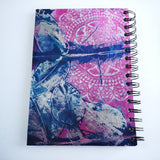 Original Monoprint Bound All Media A5 Notebook – 88gsm Seawhite Kraft Paper (50 Pages / 100 Sides) - Mystic