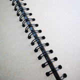 Original Monoprint Bound All Media A5 Notebook – 88gsm Seawhite Kraft Paper (50 Pages / 100 Sides) - Ferns