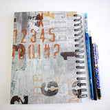 Original Monoprint Bound All Media A5 Notebook – 160gsm Seawhite Paper (50 Pages / 100 Sides) - Letter