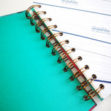 Original Monoprint Bound All Media A5 Notebook – 160gsm Seawhite Paper (50 Pages / 100 Sides) - Bright