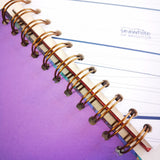 Original Monoprint Bound All Media A5 Notebook – 160gsm Seawhite Paper (50 Pages / 100 Sides) - Beam