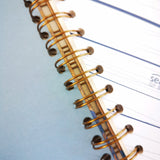 Original Monoprint Bound All Media A5 Notebook – 160gsm Seawhite Paper (50 Pages / 100 Sides) - Thicket