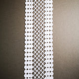 Large circle lace piece for gel plate texture making