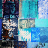 Blue 1 - Mixed Media Collage paper pack - great for craft projects