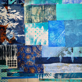 Blue 1 - Mixed Media Collage paper pack - great for craft projects