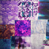 Purple - Mixed Media Collage paper pack - great for craft projects