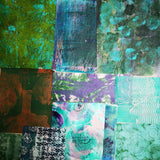 Green - Mixed Media Collage paper pack - great for craft projects