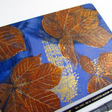 Original Monoprint Bound All Media A5 Notebook – 160gsm Seawhite Paper (50 Pages / 100 Sides) - chestnut