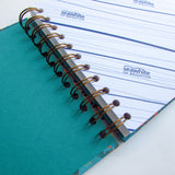 Original Monoprint Bound All Media A5 Notebook – 160gsm Seawhite Paper (50 Pages / 100 Sides) - punchinella