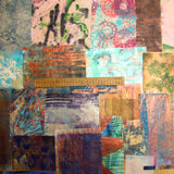 Metallic 1- Mixed Media Collage paper pack - great for craft projects