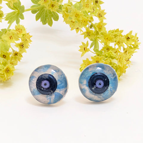 Swift - sterling silver earrings