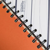 Original Monoprint Bound All Media A5 Notebook – 160gsm Seawhite Paper (50 Pages / 100 Sides) - Letterpress