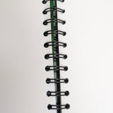 Original Monoprint Bound All Media A5 Notebook – 160gsm Seawhite Paper (50 Pages / 100 Sides) - Diatom
