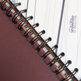 Original Monoprint Bound All Media A5 Notebook – 160gsm Seawhite Paper (50 Pages / 100 Sides) - Spin