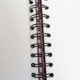Original Monoprint Bound All Media A5 Notebook – 160gsm Seawhite Paper (50 Pages / 100 Sides) - Spin