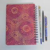 Original Monoprint Bound All Media A5 Notebook – 160gsm Seawhite Paper (50 Pages / 100 Sides) - Spin