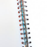 Original Monoprint Bound All Media A5 Notebook – 160gsm Seawhite Paper (50 Pages / 100 Sides) - Abstract