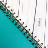 Original Monoprint Bound All Media A5 Notebook – 160gsm Seawhite Paper (50 Pages / 100 Sides) - Shuttle