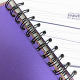 Original Monoprint Bound All Media A5 Notebook – 160gsm Seawhite Paper (50 Pages / 100 Sides) - Dandelion