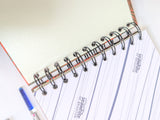 Original Monoprint Bound All Media A5 Notebook – 160gsm Seawhite Paper (50 Pages / 100 Sides) - Clock
