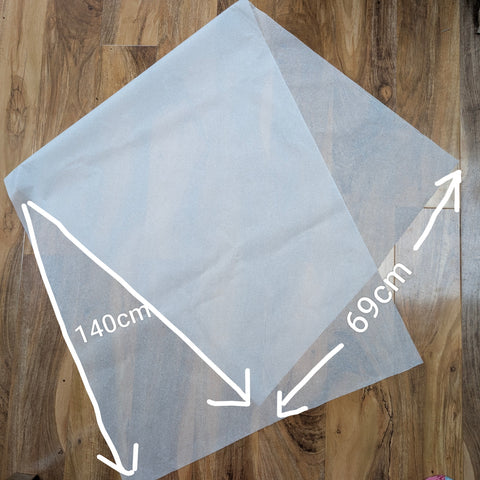 SUPER WIDE THIN Tea bag paper, perfect for a range of craft projects - 140 cm x 69 cm length