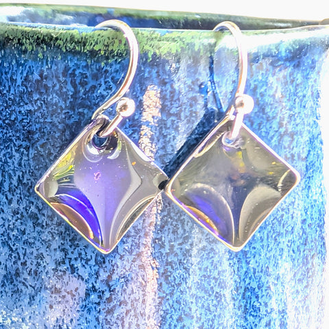 Vineyard - inky drop earrings