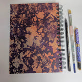 Original Monoprint Bound All Media A5 Notebook – 160gsm Seawhite Paper (50 Pages / 100 Sides) - Corrode