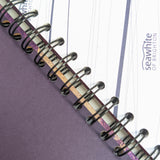 Original Monoprint Bound All Media A5 Notebook – 160gsm Seawhite Paper (50 Pages / 100 Sides) - Flourish
