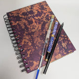 Original Monoprint Bound All Media A5 Notebook – 160gsm Seawhite Paper (50 Pages / 100 Sides) - Corrode