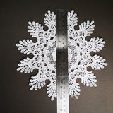 Medium sewn doily for gel plate texture making approx 21cm wide