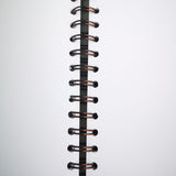 Original Monoprint Bound All Media A5 Notebook – 160gsm Seawhite Paper (50 Pages / 100 Sides) - Verdigris