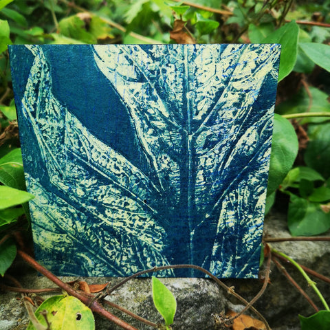 Peony - Mixed Media Collage Art Work on Wood Canvas