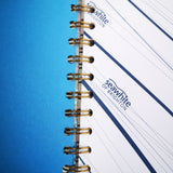 Original Monoprint Bound All Media A5 Notebook – 160gsm Seawhite Paper (50 Pages / 100 Sides) - Horizon