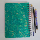 Original Monoprint Bound All Media A5 Notebook – 160gsm Seawhite Paper (50 Pages / 100 Sides) - Shuttle