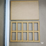Wooden pieces for gel plate texture making