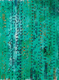 lace punch card for gel plate texture making
